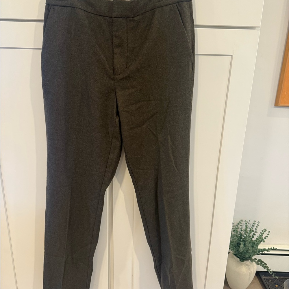 Everlane Men's Dark Brown Dress Pants size 32 Manteco wool